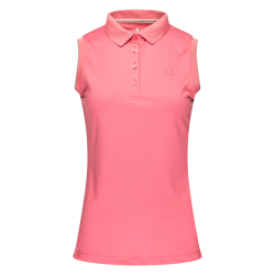Polo senza maniche da donna in maglia piqué Kingsland