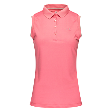 Polo senza maniche da donna in maglia piqué Kingsland