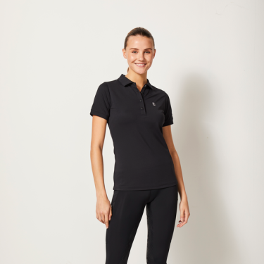 Polo da donna Kingsland Classic Piqué Nero
