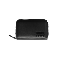 Portafoglio Kingsland KLfortune con logo in rilievo Nero