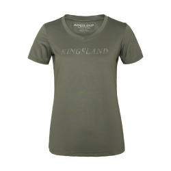 T-shirt Kingsland da donna con scollo a V