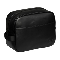 Beauty case KLfawn Kingsland con logo in rilievo Nero