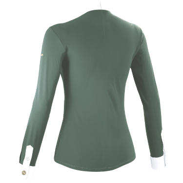 Polo da concorso Flags & Cup Isla a maniche lunghe Verde Polo da concorso Flags & Cup Isla a maniche lunghe Verde