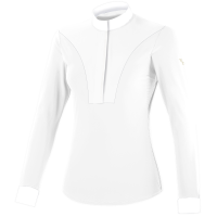 Polo da concorso Flags & Cup Arizona a maniche lunghe Bianco