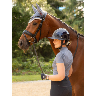 Maglia intima a rete a maniche corte LeMieux Mia Ghiandaia azzurra Blu