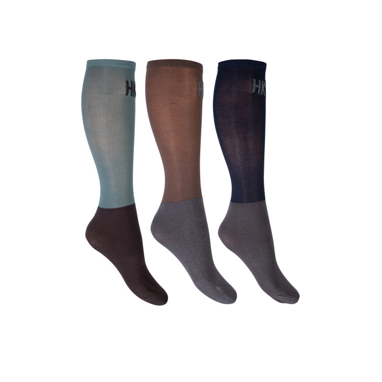 Calzini HKM Microcotton Colour confezione da 3