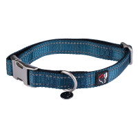 Collare per cane HKM Anam Cara in nylon Petrolio Blu