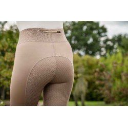 Leggings HKM Lavender Bay con grip in silicone a tutta seduta Leggings HKM Lavender Bay con grip in silicone a tutta seduta