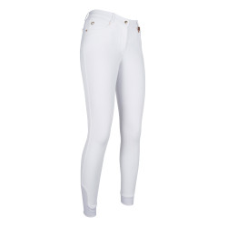 Pantaloni Lauria Garrelli Basic con grip in silicone Bianco