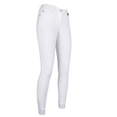Pantaloni Lauria Garrelli Basic con grip in silicone Bianco