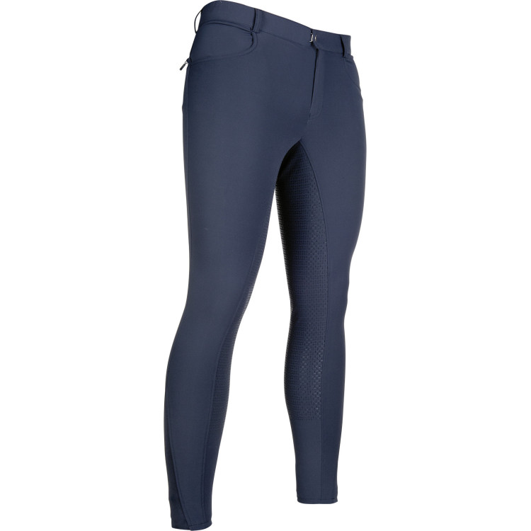 Pantaloni da uomo HKM Sportive full seat in silicone