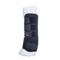 Stinchiere da box HKM Supersoft con sottobende Nero