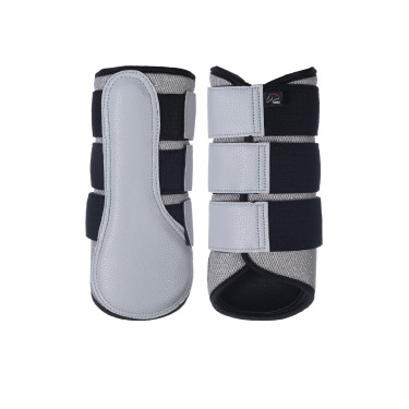 Ghette HKM Glitter Mesh Style Grigio chiaro