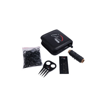 Kit trecce per criniera HKM Nero