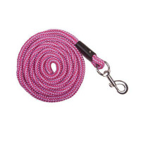Lunga HKM Aachen con moschettone Rosa acceso / lilla