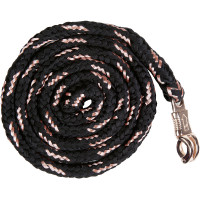 Lunga HKM Rosegold con moschettone antipanico Bordeaux / oro rosa Lunga HKM Rosegold con moschettone antipanico Bordeaux / oro rosa