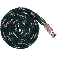 Lunga HKM Rosegold con moschettone antipanico Smeraldo / oro rosa Verde