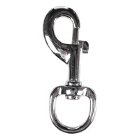 Moschettone per longhine HKM Argentato Argento Moschettone per longhine HKM Argentato Argento