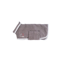 Peignoir pour chien HKM Coco Taupe