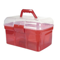 Set per la strigliatura HKM Light set da 6 pezzi Rosso
