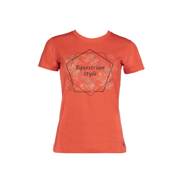 T-shirt HKM Savona Stile Stampato Rosso