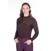 Maglietta tecnica HKM Arctic Bay a maniche lunghe Marrone scuro Maglietta tecnica HKM Arctic Bay a maniche lunghe Marrone scuro