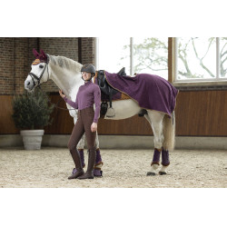 Maglietta tecnica HKM Arctic Bay a maniche lunghe Lilla scuro Viola