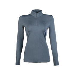 T-shirt tecnico HKM Basic a maniche lunghe Grigio scuro