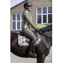 Maglietta tecnica HKM Lyon Active a maniche lunghe Verde oliva Maglietta tecnica HKM Lyon Active a maniche lunghe Verde oliva