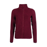 Giacca in pile HKM Anna Rosso scuro Giacca in pile HKM Anna Rosso scuro