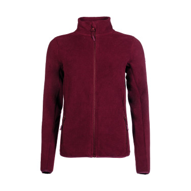 Giacca in pile HKM Anna Rosso scuro