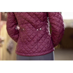 Giacca trapuntata HKM Stella Rosso scuro Giacca trapuntata HKM Stella Rosso scuro