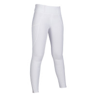 Leggings HKM Lisa con grip in silicone su tutta la seduta Bianco Leggings HKM Lisa con grip in silicone su tutta la seduta Bianco