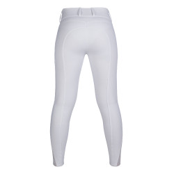 Leggings HKM Lisa con grip in silicone su tutta la seduta Bianco