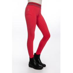 Leggings HKM Aymee con grip in silicone su tutta la seduta Rosa