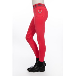 Leggings HKM Aymee con grip in silicone su tutta la seduta Rosa
