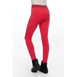 Leggings HKM Aymee con grip in silicone su tutta la seduta Rosa
