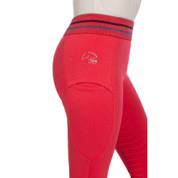 Leggings HKM Aymee con grip in silicone su tutta la seduta Rosa