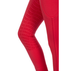 Leggings HKM Aymee con grip in silicone su tutta la seduta Rosa