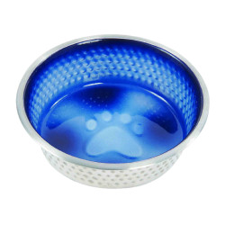 Ciotola per cane WeatherBeeta in acciaio inox antiscivolo Blu reale