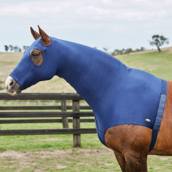 Copricollo elasticizzato WeatherBeeta con cerniera Blu navy