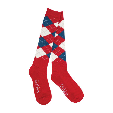 Calzini Dublin Argyle Rosso / blu navy / bianco