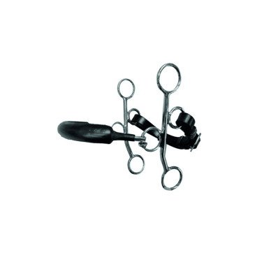 Hackamore Jump'In rigido con branche corte