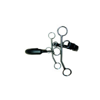 Hackamore Jump'In rigido rami lunghi Mogano Bordeaux