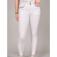 Pantaloni da equitazione Junior ragazza Luna Jump'In Bianco