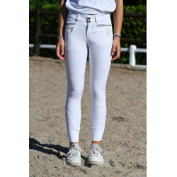 Pantaloni da equitazione Junior ragazza Marie Jump'In Bianco