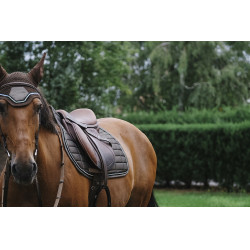 Cuffia anti-mosche Equithème Domino Cuffia anti-mosche Equithème Domino
