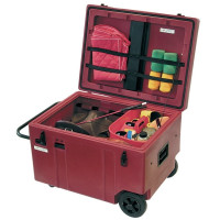 Baule orizzontale con ruote La Gée Granata Bordeaux Baule orizzontale con ruote La Gée Granata Bordeaux