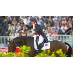 Sottosella da dressage LeMieux - cotone Bianco