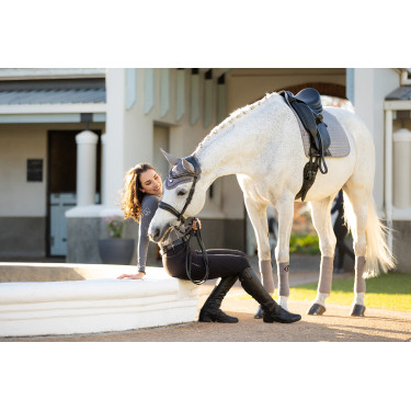 Tappetino LeMieux Suede Dressage Square Grigio